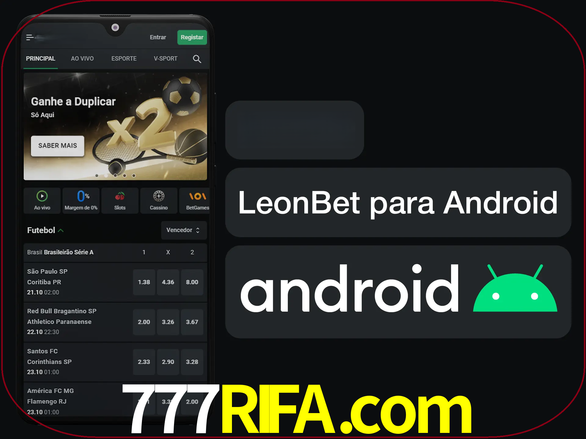 Adquira sua versão poket de LeonBet.