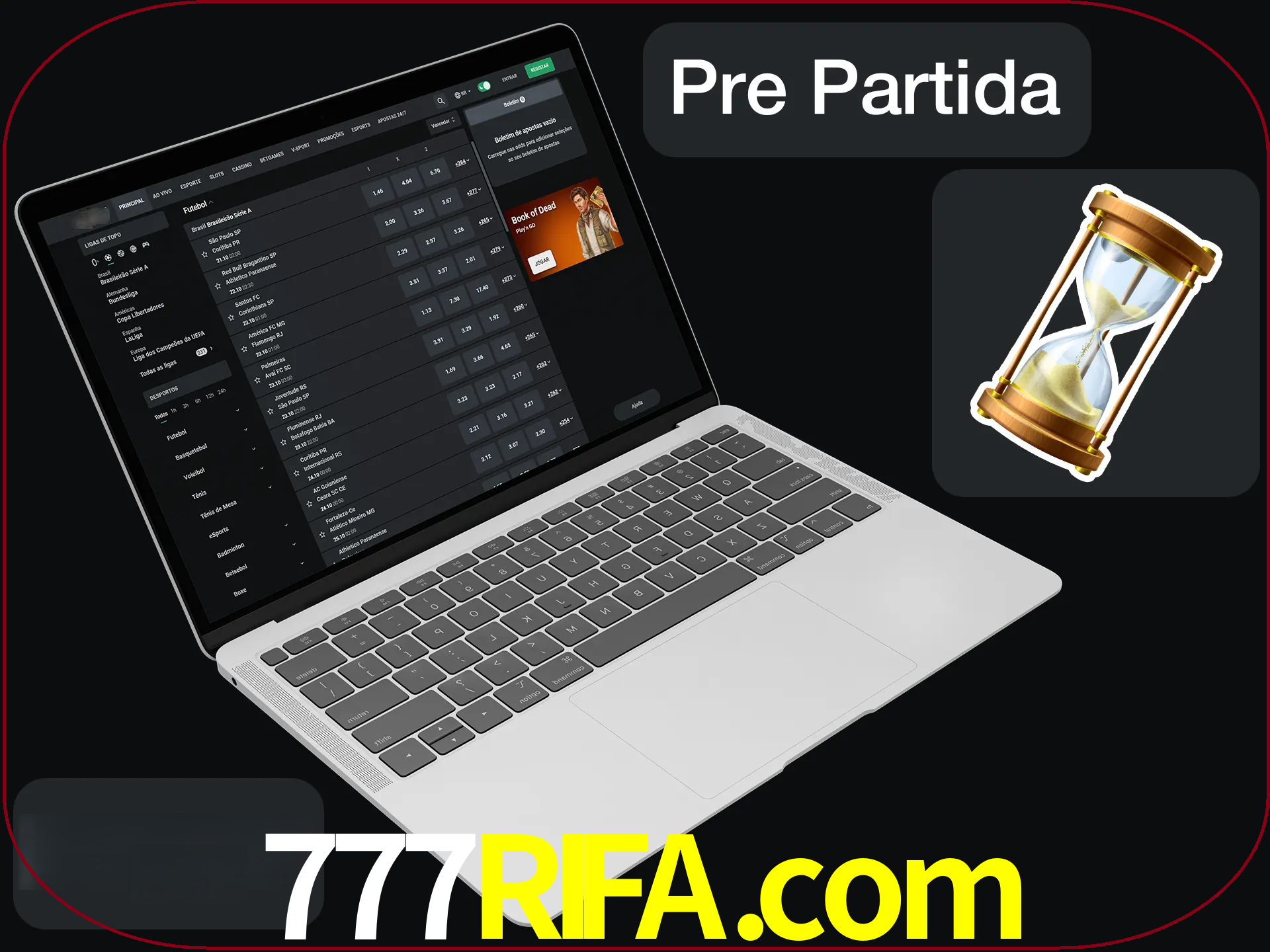 Fazer apostas em partidas futuras.