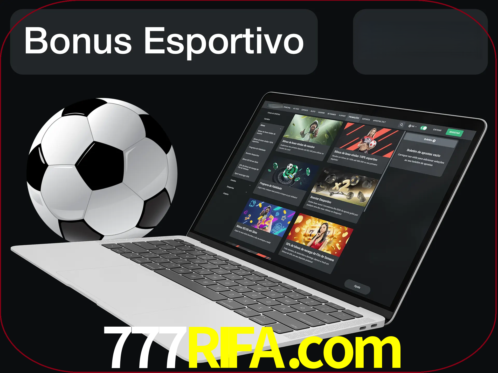 Antes de começar a apostar, use o bônus esportivo.